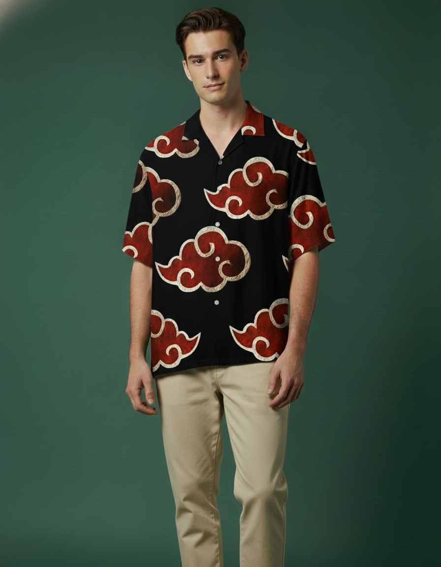 Crimson Cloud Contemporary Shirt